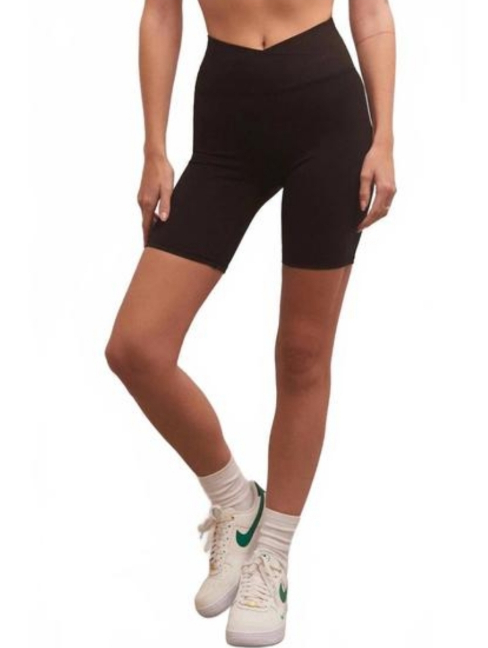NWT Z Supply Black Crossover Rib Bike Shorts Small